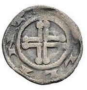Denier "Kopje" - Floris IV or WIlliam II, Netherlands, 1222-1256 reverse image
