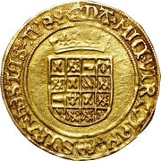 ½ Gold Real - Charles V, Netherlands, 1521-1544 reverse image