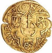 Ducat, Netherlands, 1597 reverse image