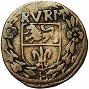 1 Duit - Roermond Estates-General, Netherlands, 1633 reverse image
