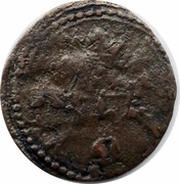1 Duit - Philip IV Arms, Netherlands, 1659 reverse image