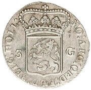 3 Gulden - Batavian Republic Holland obverse image