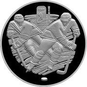 20 Roubles 2014 World Ice Hockey Championship reverse image
