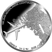 5 Euros - Willem-Alexander Aviation, Netherlands, 2019 reverse image