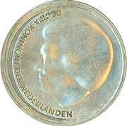 10 Euros - Beatrix Royal Wedding obverse image