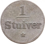 1 Stuiver - Willem I reverse image