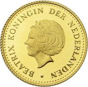 10 Guilders - Beatrix Accession obverse image