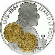 10 Gulden - Beatrix John II Franc d'or a cheval, Netherlands, 2001 reverse image