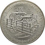 25 Gulden - Juliana 25 Years of Reign, Netherlands, 1973 reverse image