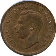 1 Penny - George VI 2nd type obverse image