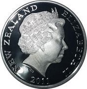 1 Dollar - Elizabeth II 4th Portrait; All Blacks, Silver Proof obverse image