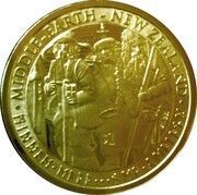 1 Dollar - Elizabeth II 4th Portrait; Dwarves, New Zealand, 2012 reverse image