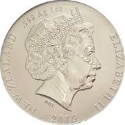 1 Dollar - Elizabeth II 4th Portrait; Brown Kiwi obverse image