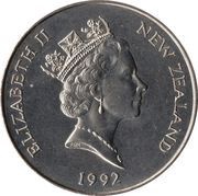 5 Dollars - Elizabeth II 3rd Portrait; Captain Cook obverse image