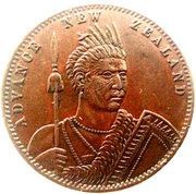 1 Penny Milner and Thomson, Christchurch obverse image