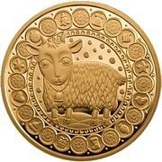 100 Roubles Capricorn, Belarus, 2011 reverse image