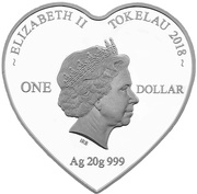 1 Dollar - Elizabeth II Love is Forever obverse image