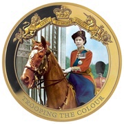 1 Dollar - Elizabeth II Trooping the Colour, New Zealand, 2020 reverse image