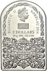 2 Dollars - Elizabeth II The Divine Mercy obverse image