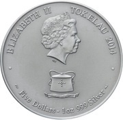 5 Dollars - Elizabeth II Pegasus obverse image