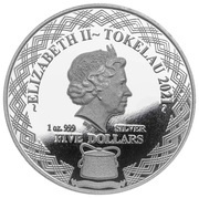 5 Dollars - Elizabeth II Porcupine Fish obverse image