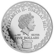 5 Dollars - Elizabeth II Whiskered Screech Owl obverse image