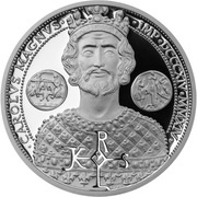 50 Cents - Elizabeth II Charlemagne reverse image