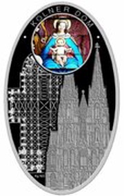 1 Dollar - Elizabeth II Cologne Cathedral, Niue, 2010 reverse image