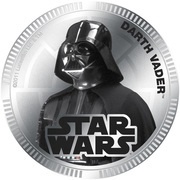 1 Dollar - Elizabeth II Darth Vader reverse image