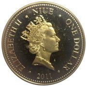 1 Dollar - Elizabeth II Chewbacca obverse image