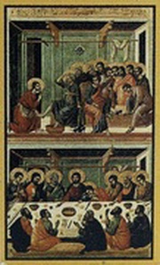 1 Dollar - Elizabeth II Washing of the Feet/The Last Supper, Niue, 2012 reverse image
