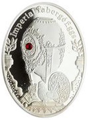 1 Dollar - Elizabeth II Cockerei Egg, Niue, 2012 reverse image