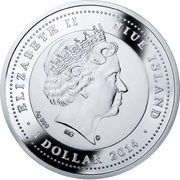 1 Dollar - Elizabeth II Red Ruffed Lemur obverse image