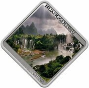 1 Dollar - Elizabeth II Huangguoshu, Niue, 2014 reverse image