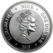 1 Dollar - Elizabeth II Tiger obverse image