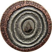 1 Dollar - Elizabeth II Wolfe Creek Meteorite Crater, Niue, 2015 reverse image