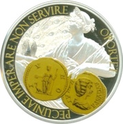 1 Dollar - Elizabeth II Aureus Moneta Juno, Niue, 2016 reverse image