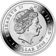 1 Dollar - Elizabeth II Siberian Husky obverse image