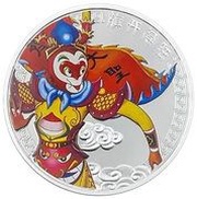 1 Dollar - Elizabeth II Monkey King, Niue, 2016 reverse image