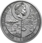 1 Dollar - Elizabeth II Peregrine Falcon obverse image