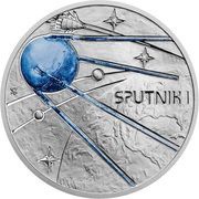 1 Dollar - Elizabeth II Sputnik 1, Niue, 2022 reverse image