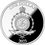 1 Dollar - Charles III Wedding Anniversary obverse image