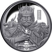 1 Dollar - Charles III King, Niue, 2023 reverse image