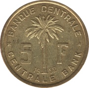 5 Francs reverse image
