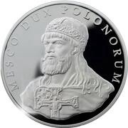 2 Dollars - Elizabeth II Mieszko I, Niue, 2014 reverse image