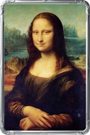2 Dollars - Elizabeth II Mona Lisa, Niue, 2018 reverse image