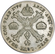 1 Couronne / Kronenthaler - Franz II Type II reverse image