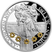 2 Dollars - Elizabeth II Martyrdom, Niue, 2019 reverse image