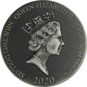 2 Dollars - Elizabeth II The Judas Kiss obverse image
