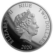 2 Dollars - Elizabeth II Batman obverse image